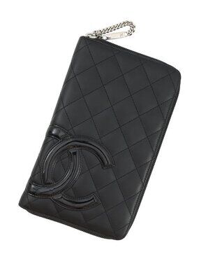 Chanel Wallet Quilted CC Logo Cambon